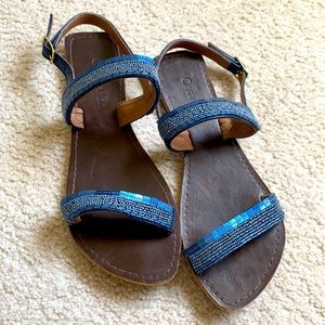 ONDADEMAR beaded sandals